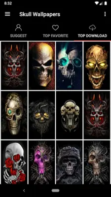 Skull Wallpapers Offline android App screenshot 1