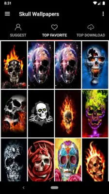 Skull Wallpapers Offline android App screenshot 5